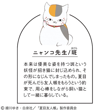 夏目友人帳とフェリシモ「猫部(TM)」のコラボアイテムに新作登場