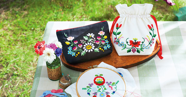 ハンガリー刺繍の魅力 カラフルな配色とバリエーション豊かな表情