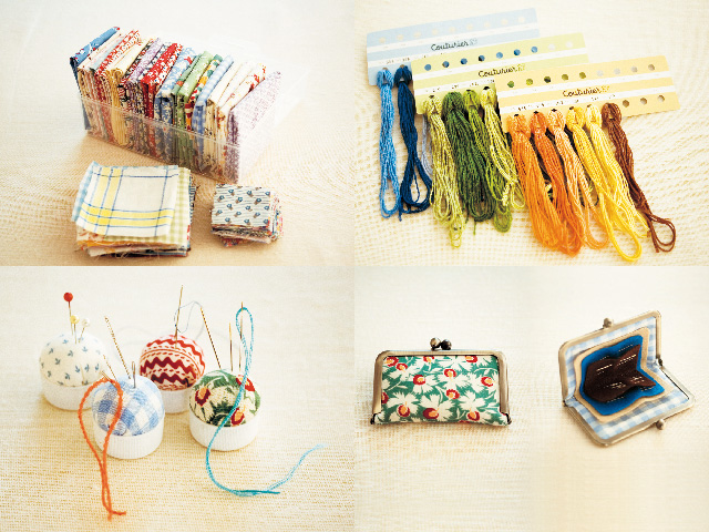 刺繍生地裁縫道具