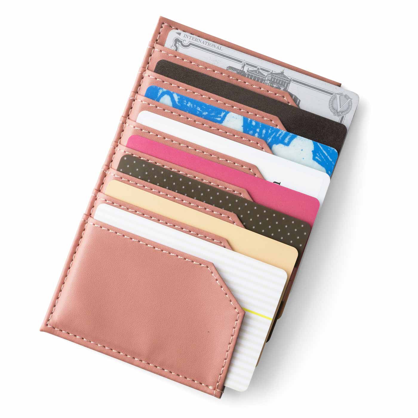 Real Stock|ラミプリュス　身のこなしスマート ブロッサムカラーのクロスボディーウォレット|【取り外せるカードケース】　よく使うカードをまとめて、お財布やバッグにそのままイン。
