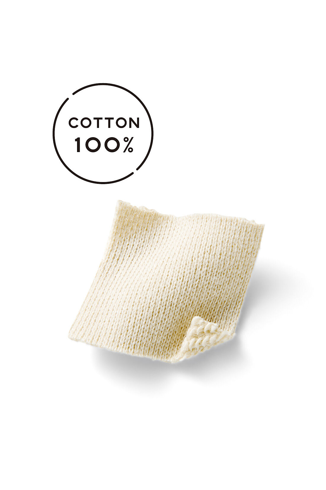 Real Stock|Live love cotton（R）プロジェクト　リブ イン コンフォート　上品カジュアルをつくる　ヴィレッジロゴフーディー〈ベージュ〉|肌ざわりのよいオーガニックコットン100%の裏毛素材。重ね着もしやすい、ほどよい厚みです。