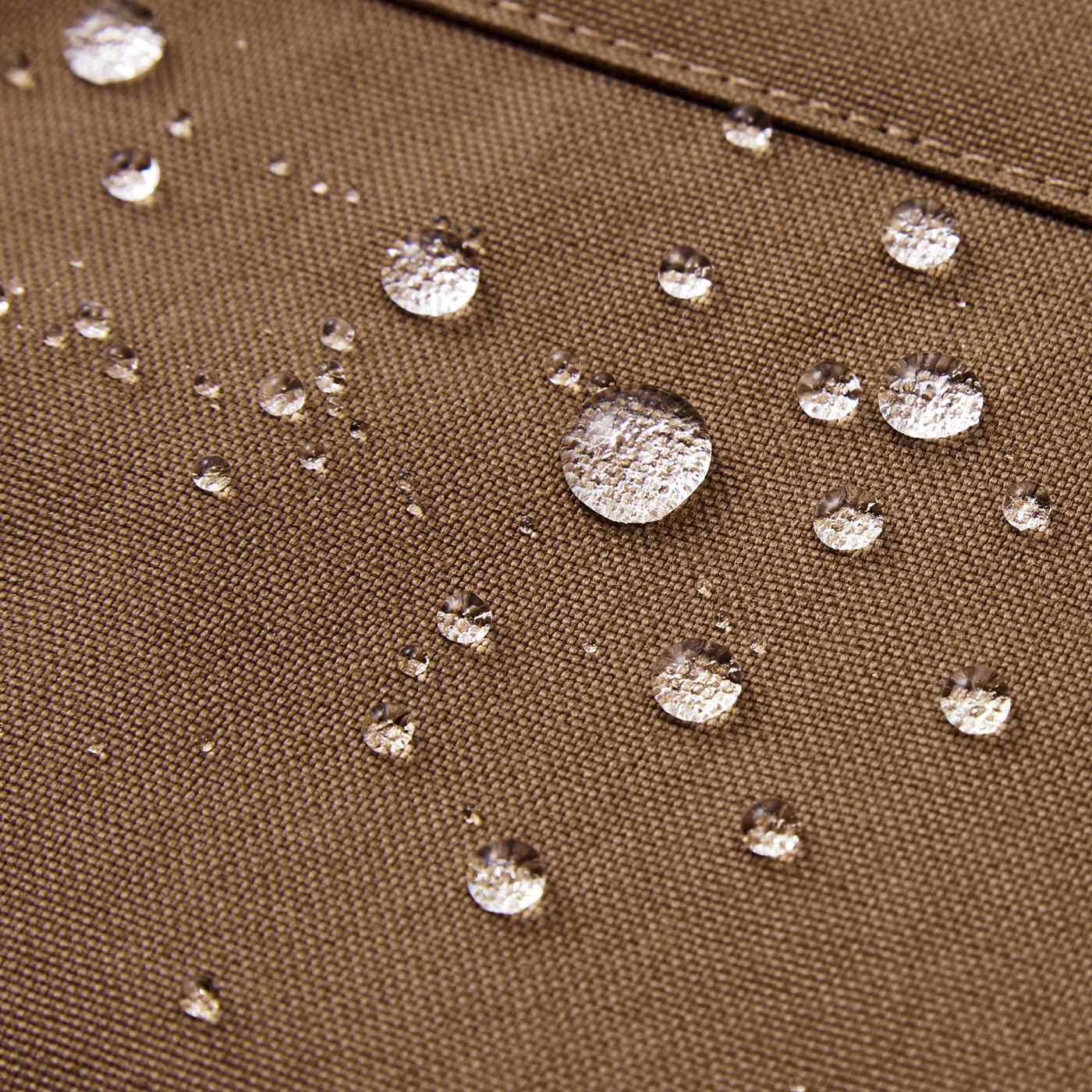 Real Stock|UP.de　着られるバッグ（TM） 付けポケットいっぱい 脚さばきのよいはっ水ショートエプロン|水に強いはっ水加工。
