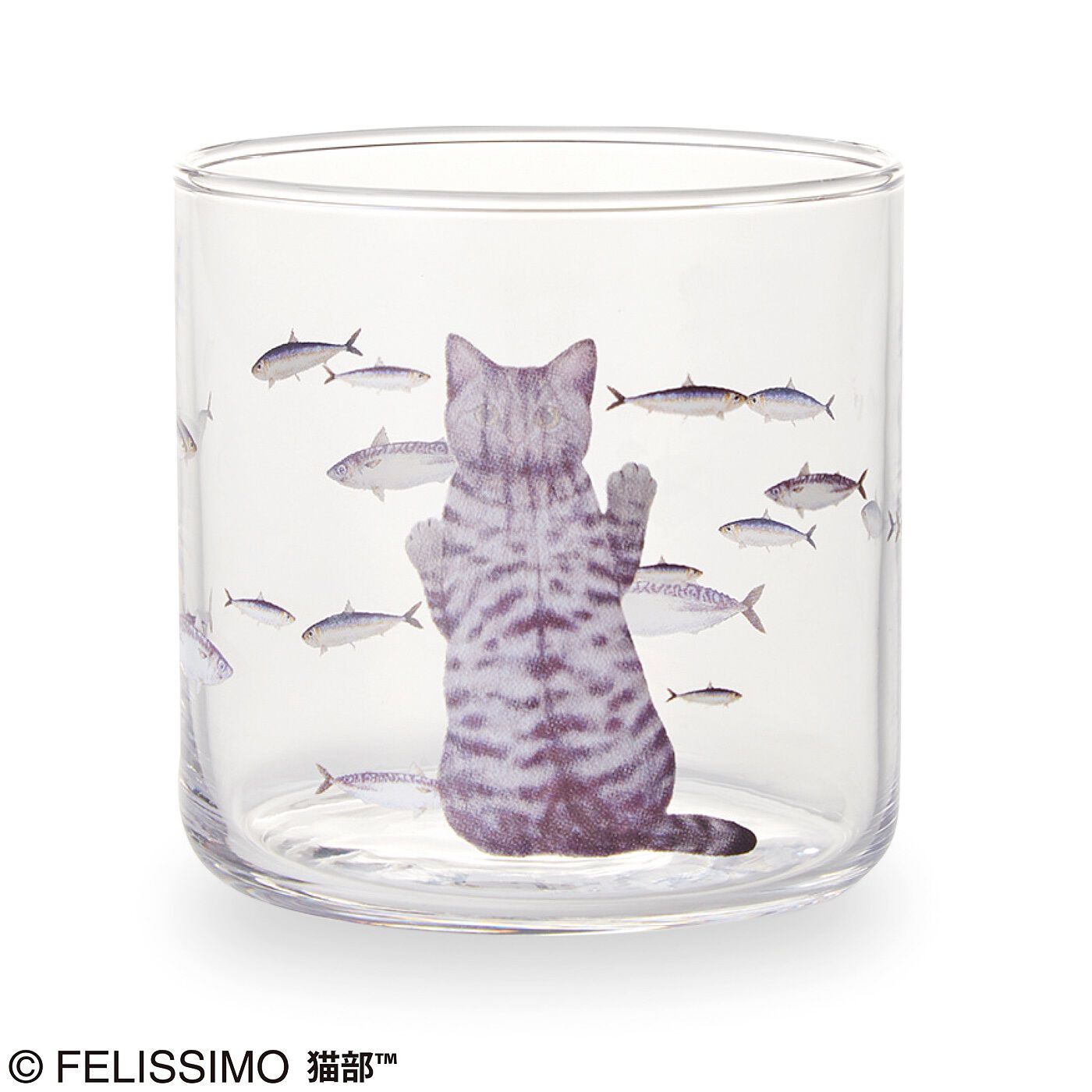 Real Stock|おいしそうだニャ～　猫さん夢の水族館グラス