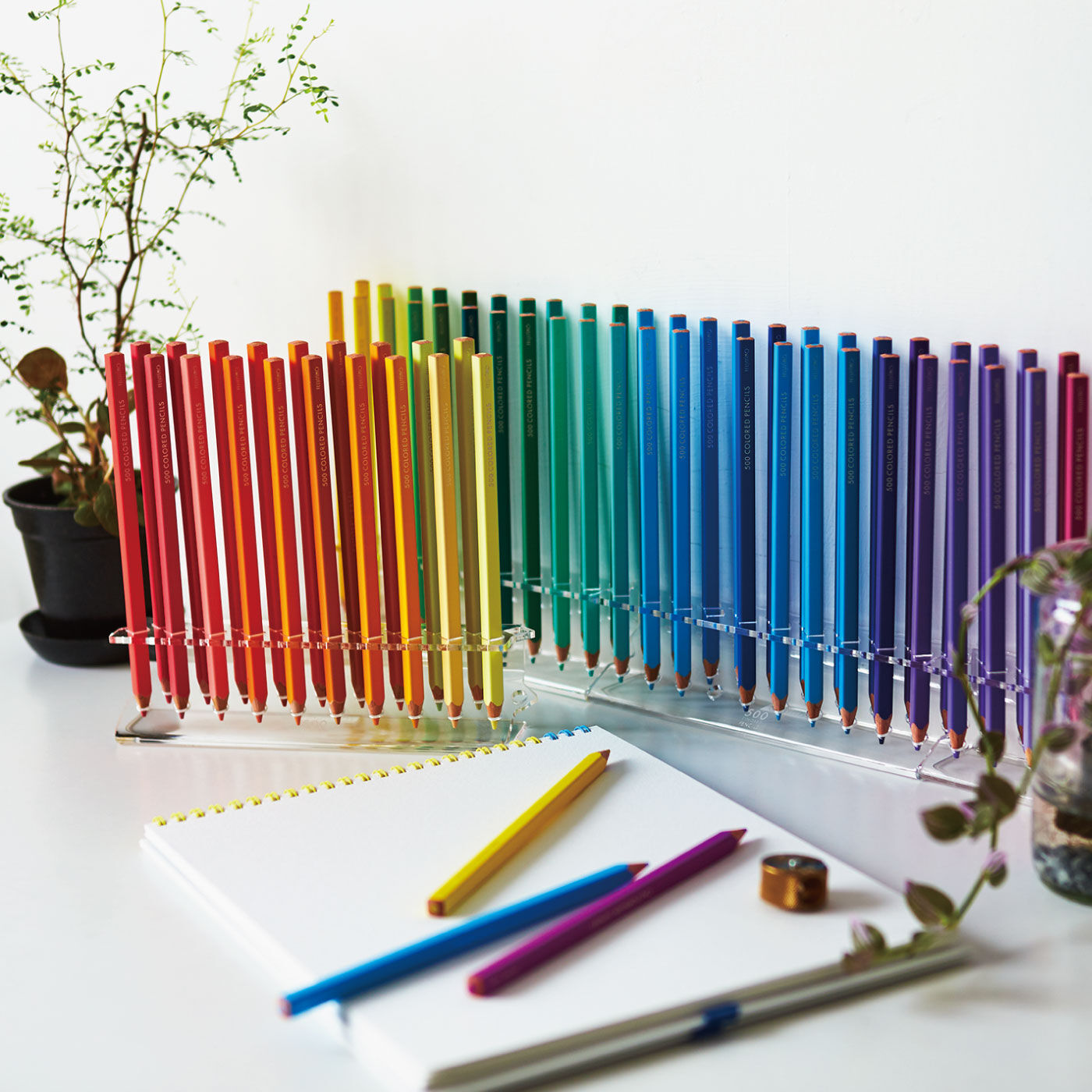 色鉛筆FELISSIMO  500色の色えんぴつ