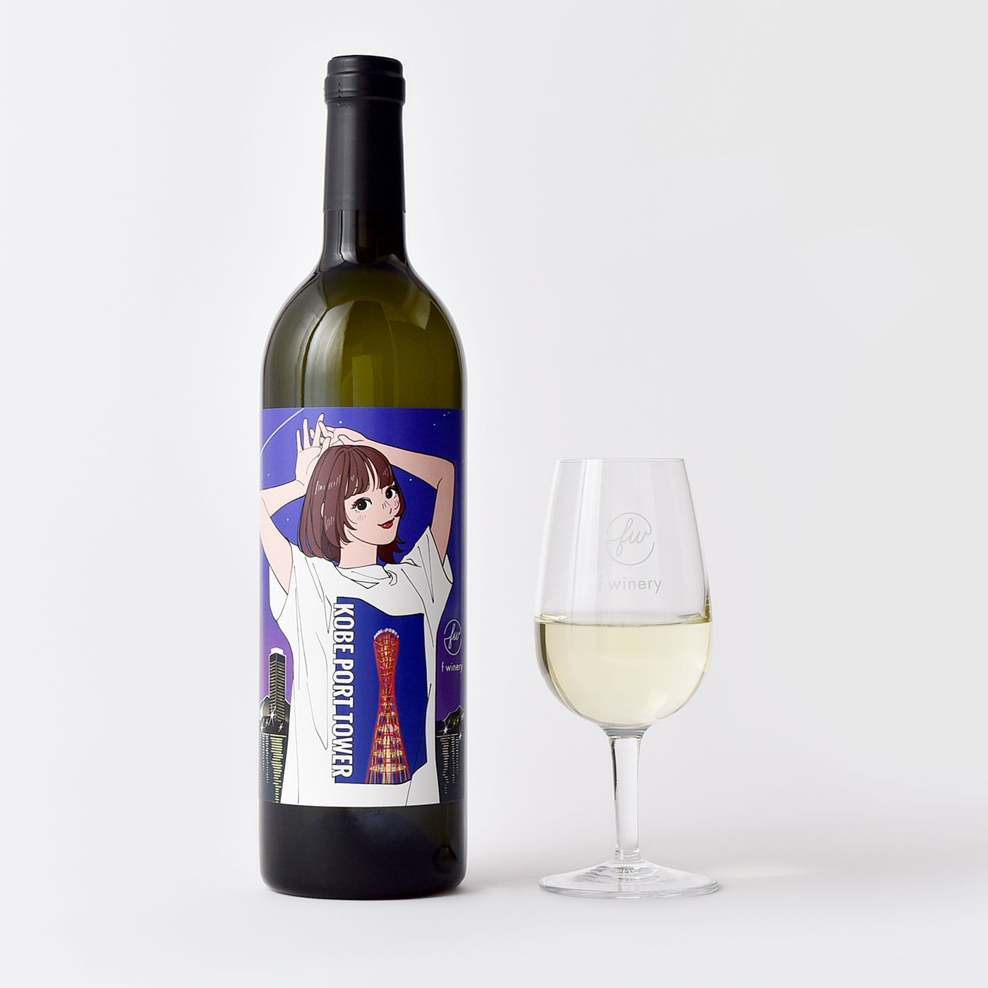 フェリシモコネクション|f winery　「ヨシフクホノカ」ラベル　118シュナン・ブラン〈白〉|シュナン・ブランの甘い香りと余韻に苦みが心地よい辛口白ワイ