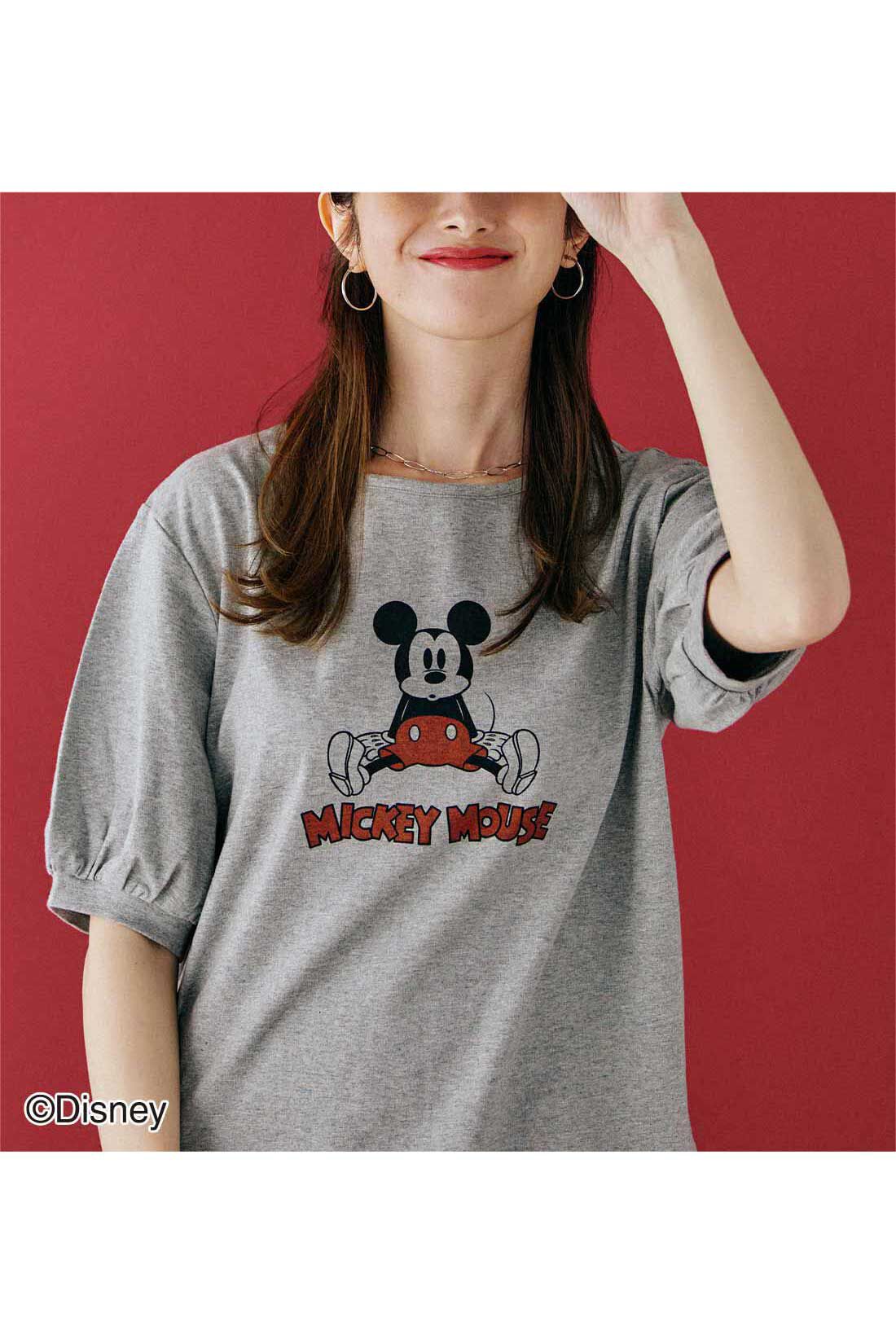 【フォロー割】オールド ミッキーマウス キャラクター Tシャツ 総柄
