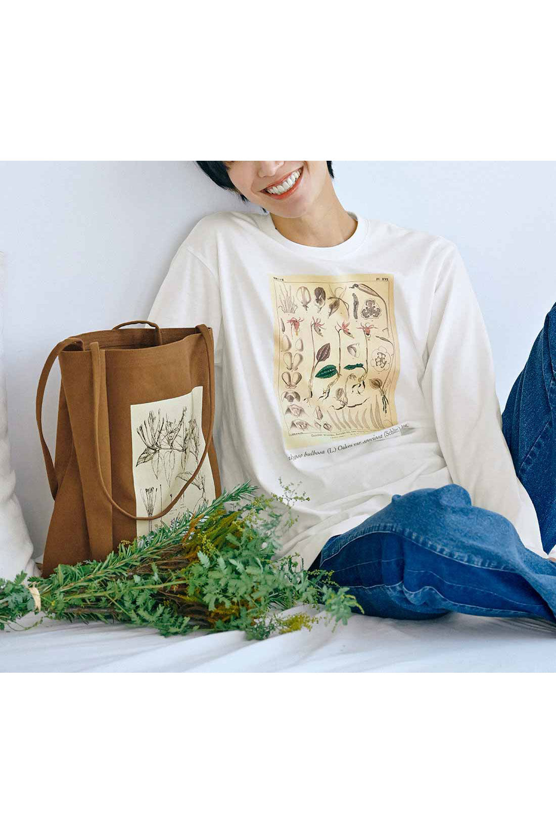 IEDIT|牧野植物園×IEDIT[イディット]コラボ 牧野博士の描いた植物図プリントTシャツの会