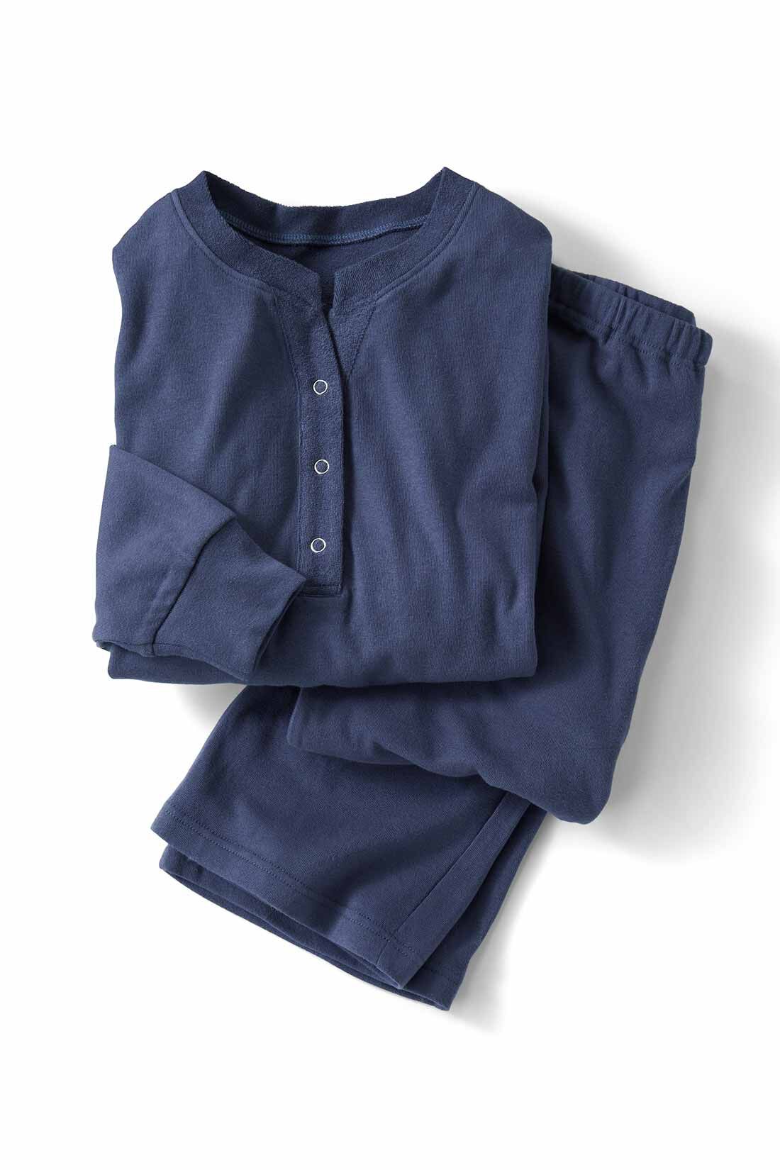 IEDIT[イディット] 綿100％のエニワイズ加工が肌にやさしいコットン裏パイルが快適な こなれデザインパジャマの会｜パジャマ ・ルームウェア｜レディースファッション｜レディースファッション・洋服の通販｜IEDIT