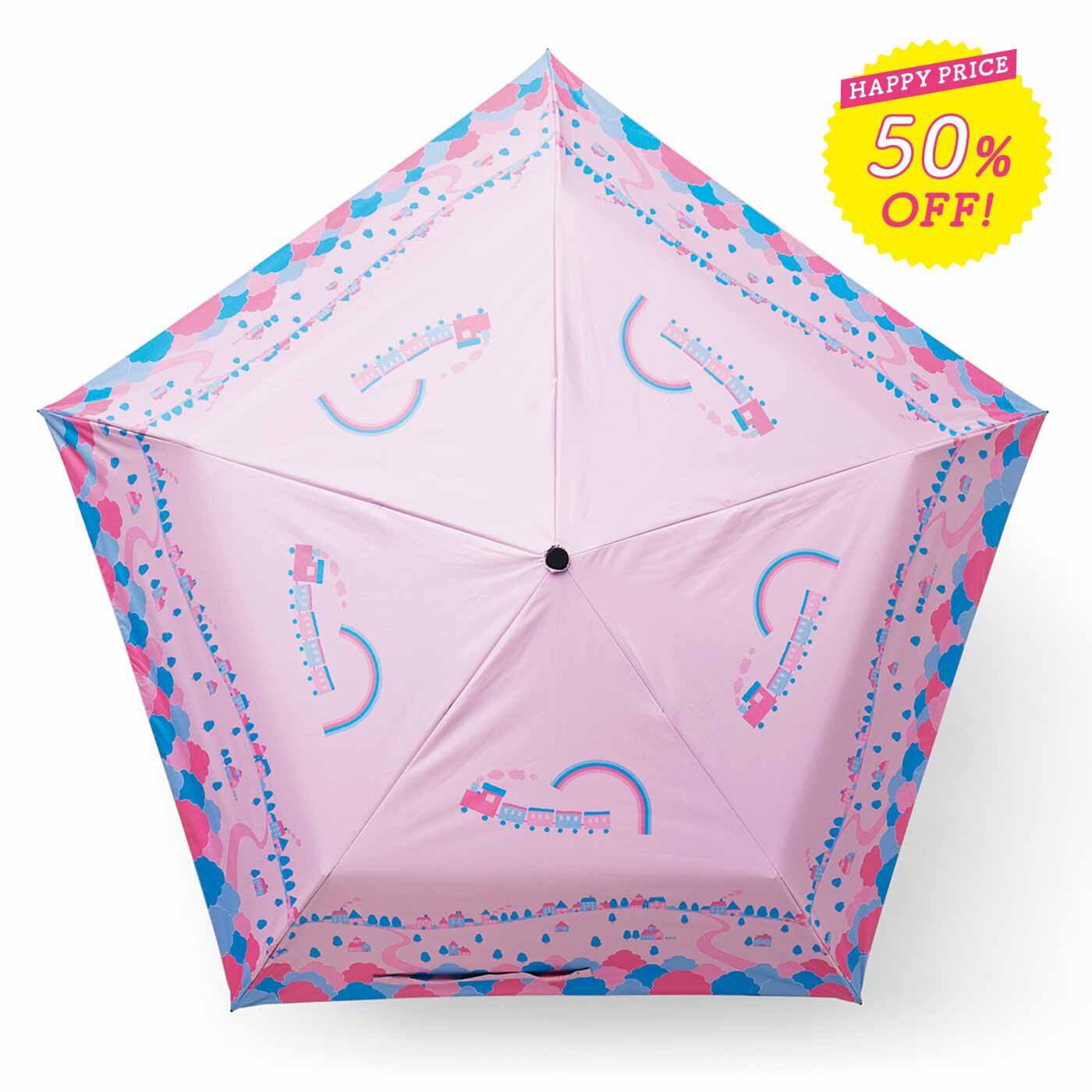 シロップ． | シモジマコラボ 軽量晴雨兼用折りたたみ傘〈シモジマトレイン〉