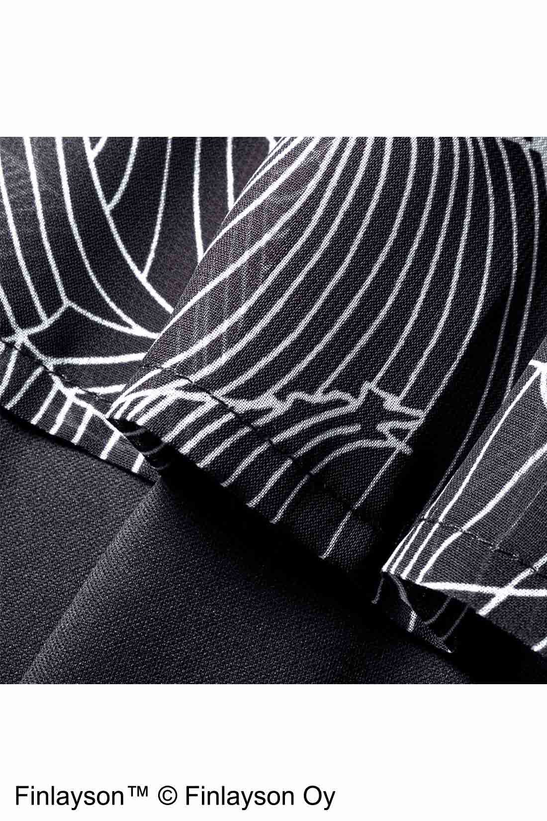 シロップ．|フィンレイソン シフォンスカートみたいなギャザーパンツ〈トゥルスク〉|透け感のあるシフォンと裏地の2枚重ね。