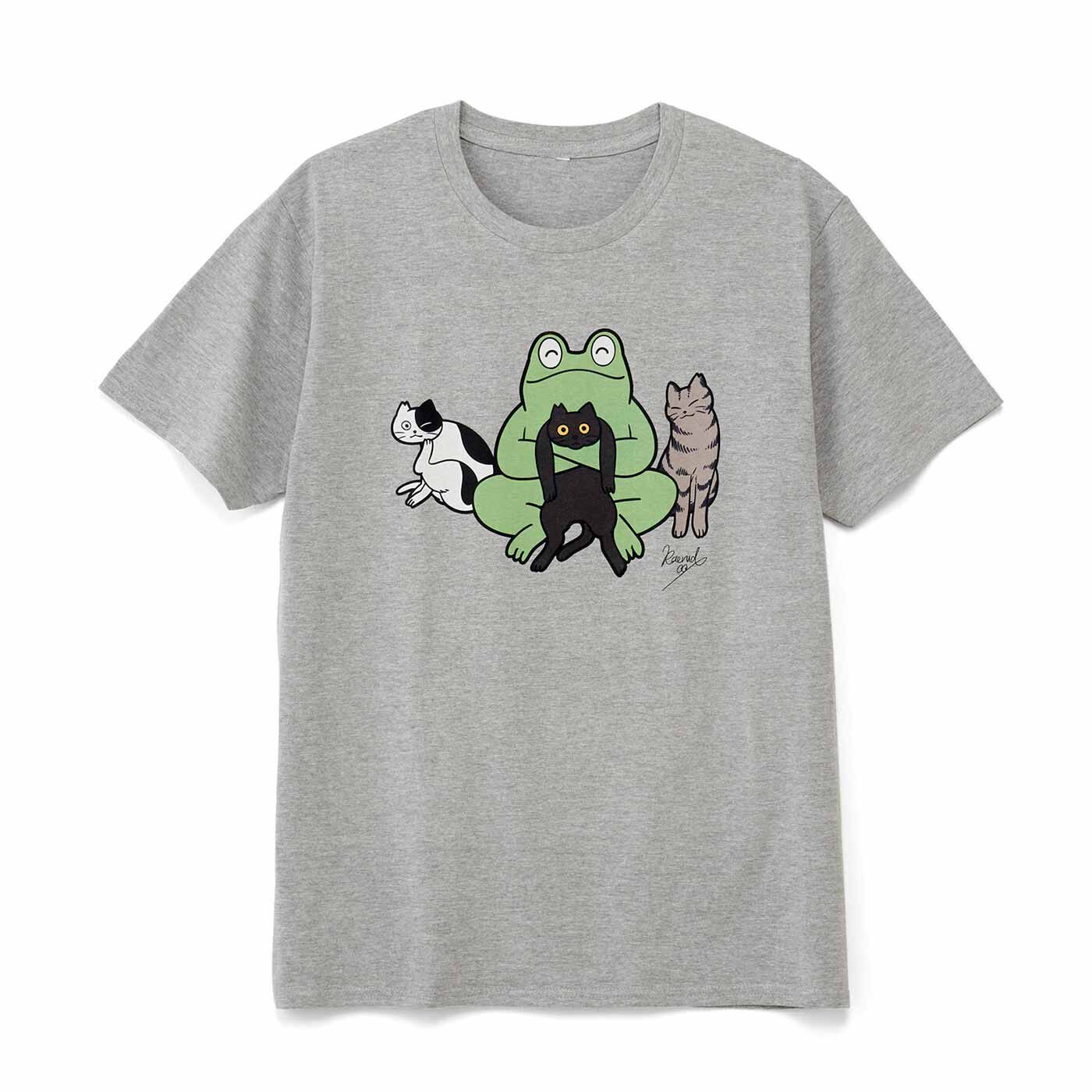 猫部|カエルDX×猫部 地域猫チャリティーTシャツ2023