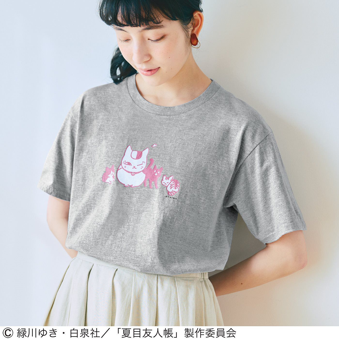 猫部|夏目友人帳×猫部　地域猫チャリティーTシャツ2022