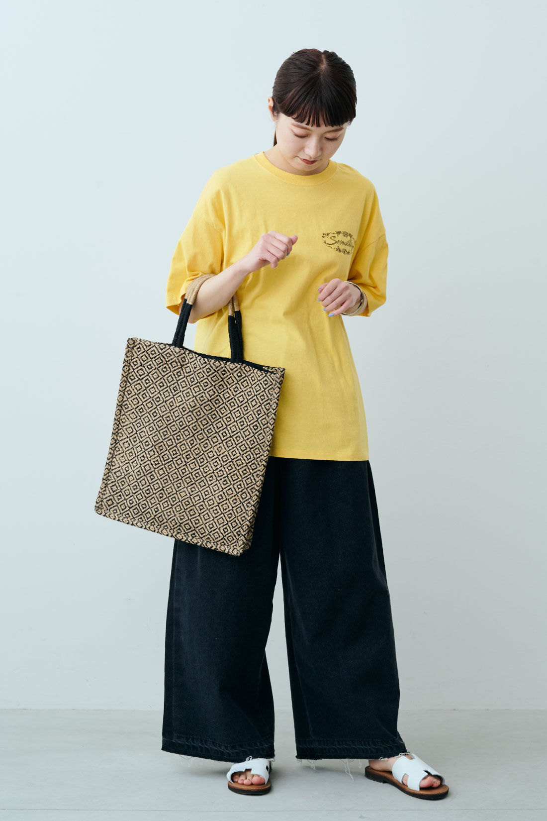 fashion special|【WEB限定・特急便】　MAISON BENGAL ハンドルトートバッグ