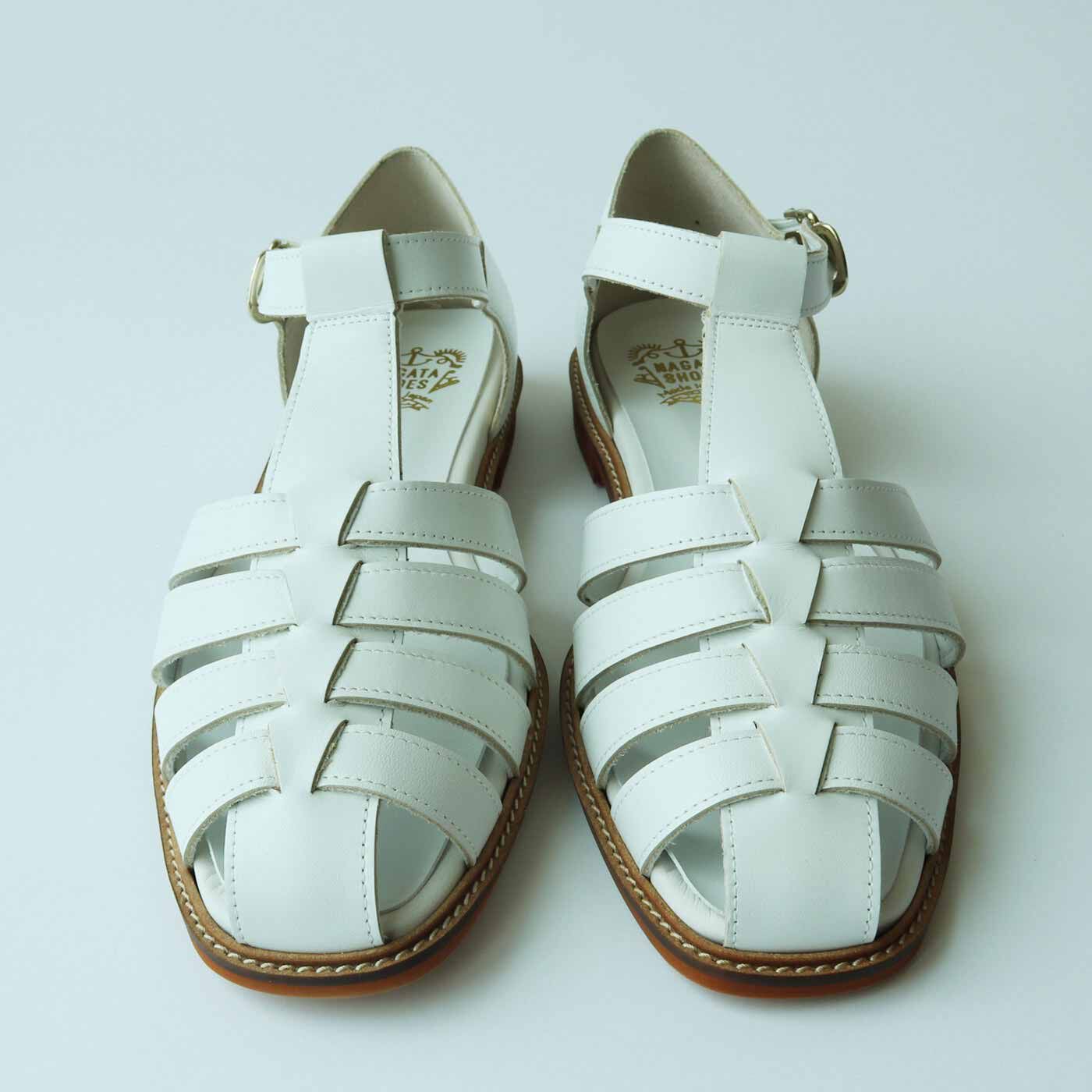 ＆Stories|靴デザイナーの理想で仕上げた 職人本革のフィッシャーマンシューズ〈ホワイト〉