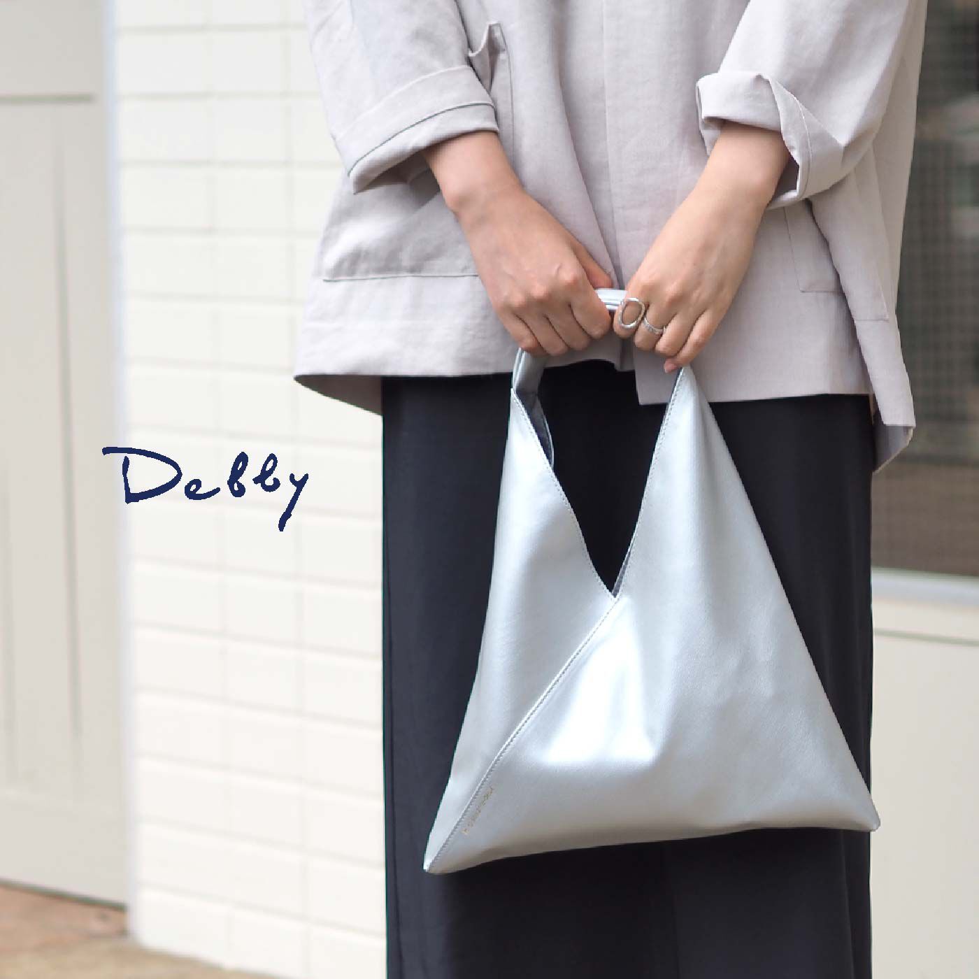 FELISSIMO PARTNERS | シンプルできれいなシルエット トライアングル バッグ