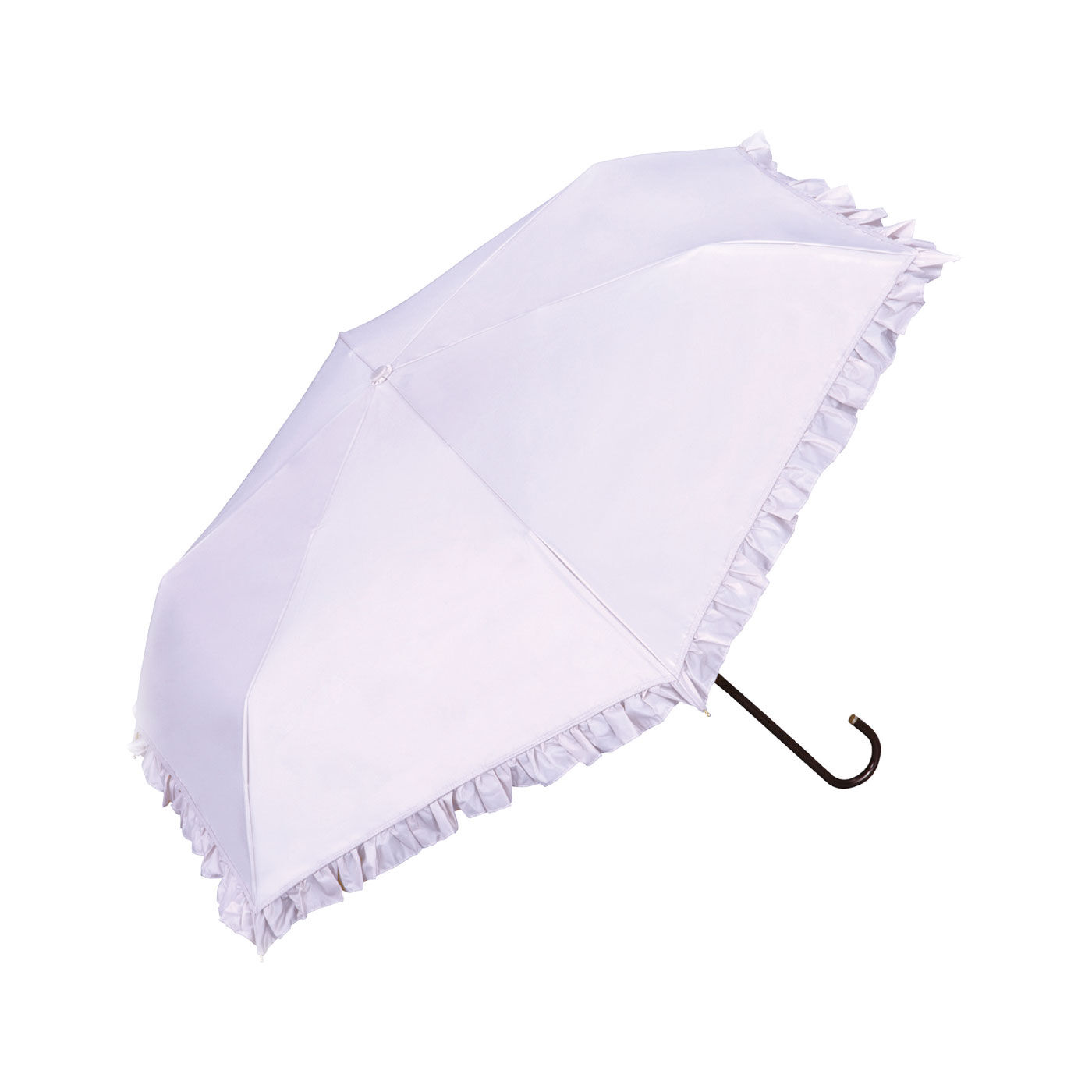 FELISSIMO PARTNERS | フリルにときめく 遮光 クラシック 折りたたみ日傘