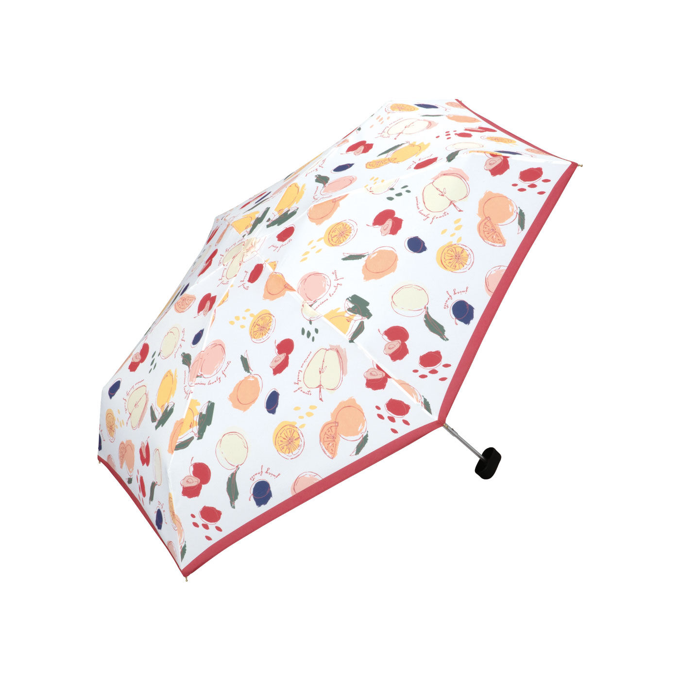 FELISSIMO PARTNERS | 雨でも楽しい フルーツペイントの 折りたたみ 雨傘