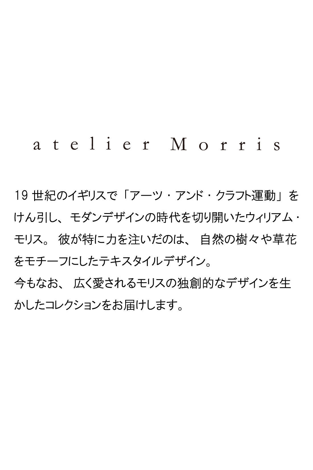 MEDE19F|MEDE19F　〈atelier Morris〉アシメトリーヘムプリントワンピース〈ネイビー〉