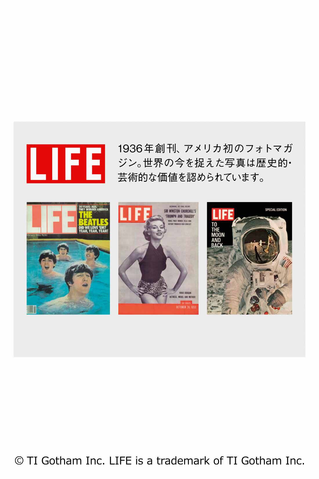 MEDE19F|MEDE19F　グラフ誌LIFE フォトグラフロングTシャツ〈イエロー〉