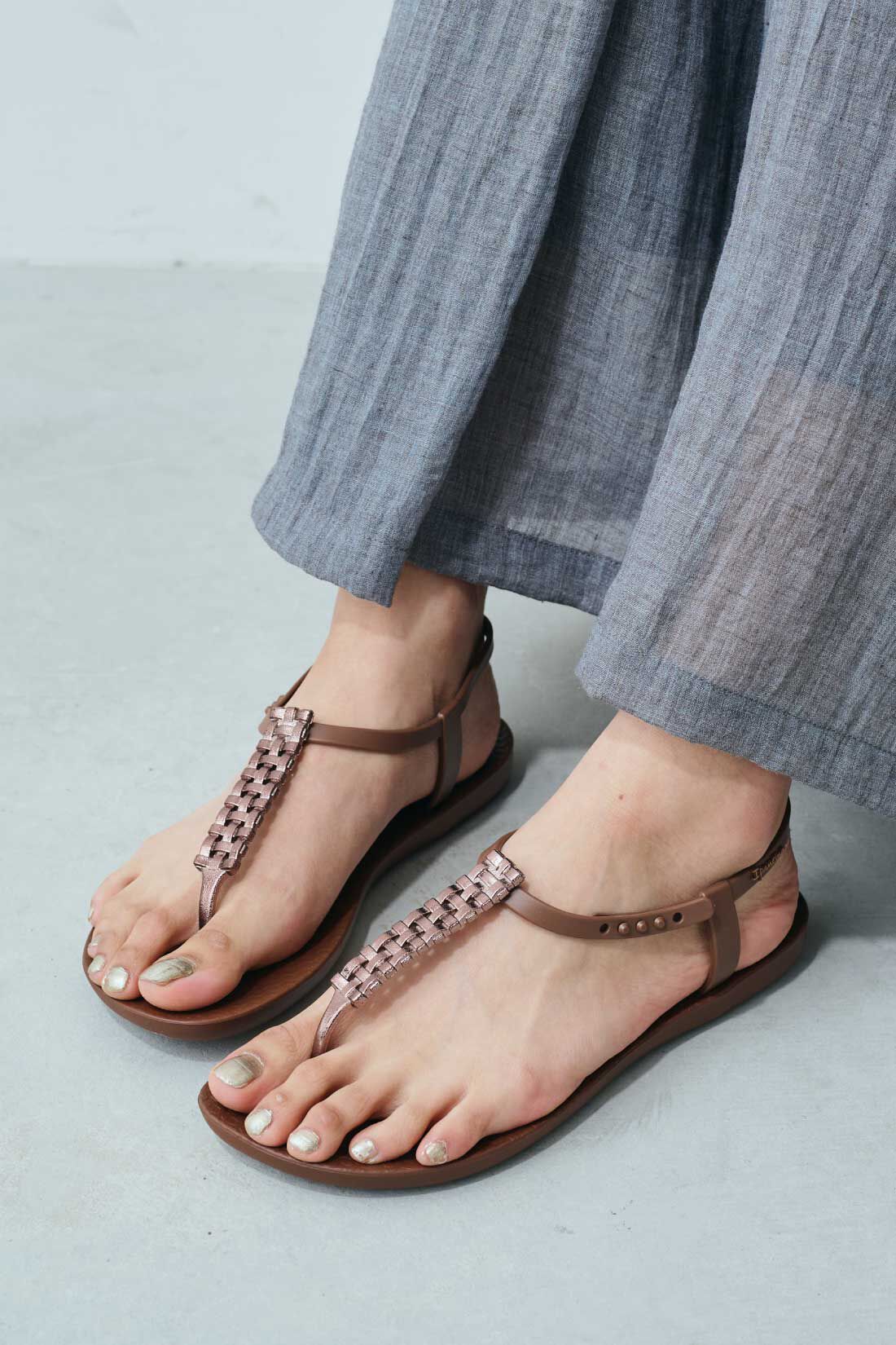 MEDE19F|【MEDE19F SELECT】Ipanema CLASS MODERN CRAFT SANDAL〈BROWN〉