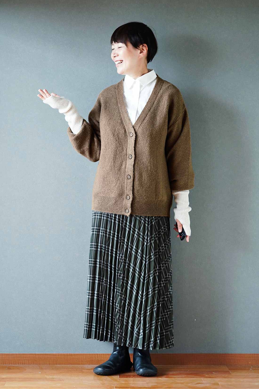 THREE FIFTY STANDARD 金子敦子さんと作った ガーター編みがポイントの