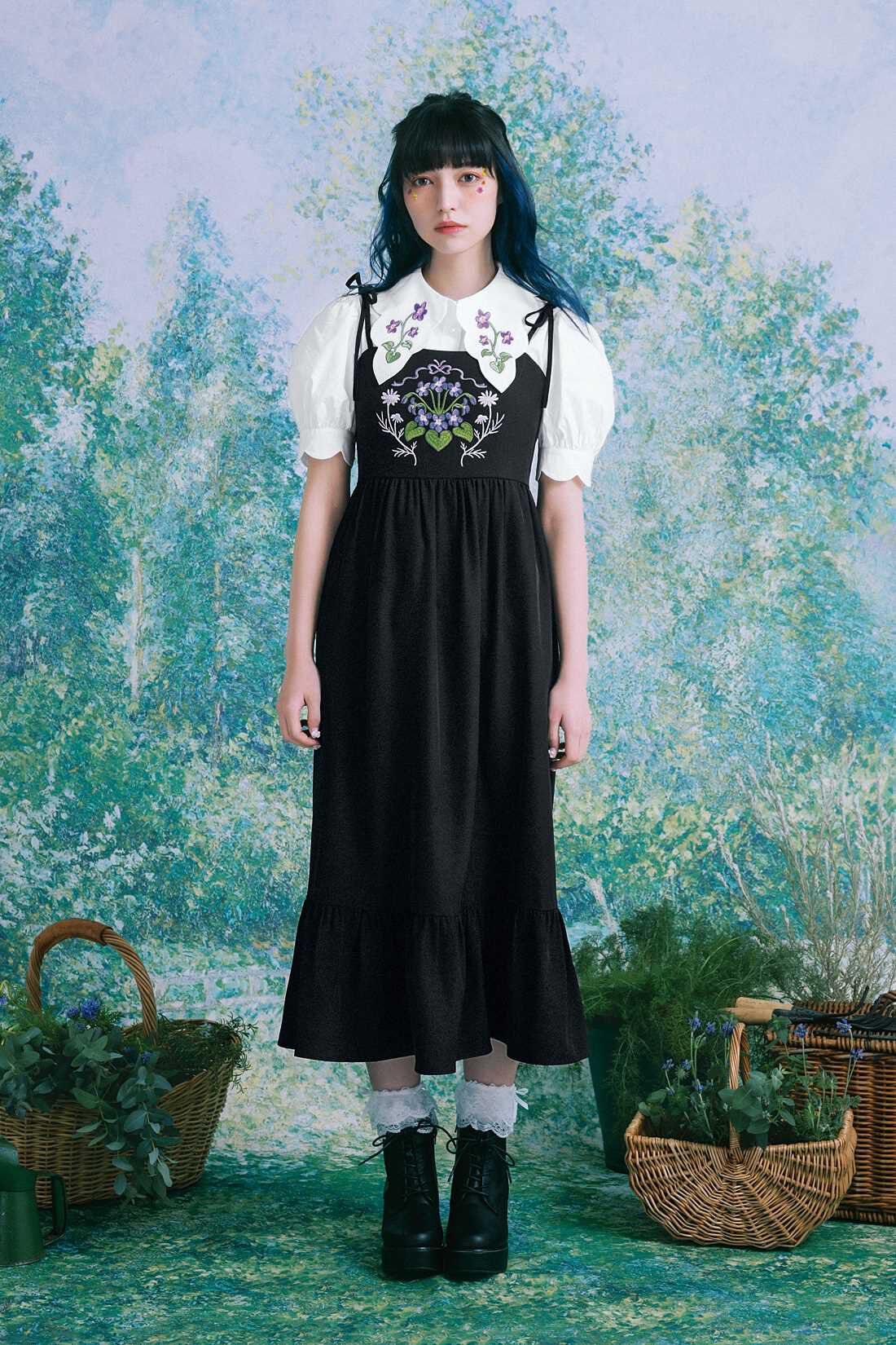 魔法部|魔法部×才賀サイ　お菓子好きの薬草魔女　秘密の花壇ジャンパースカート