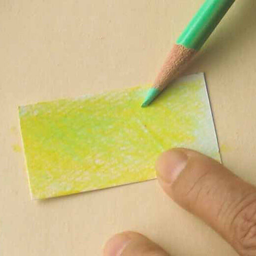 ミニツク特急便|脳がめざめるお絵かきプログラム　色えんぴつ編用　紙セット11「レモンの味と香りのコラージュ」