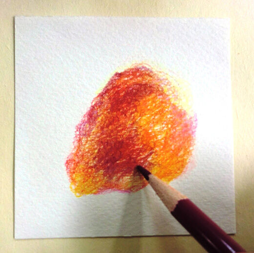 ミニツク特急便|脳がめざめるお絵かきプログラム　色えんぴつ編用　紙セット９「イチゴを描く」
