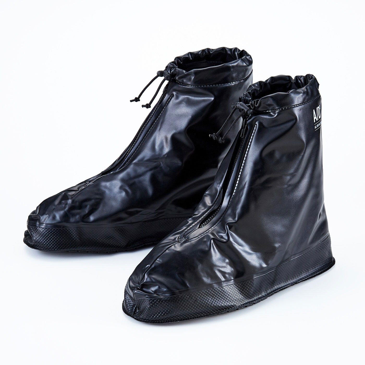 フェリシモの雑貨 Kraso|靴を雨や泥から守る　たたんで持ち歩けるシューズレインカバー〈黒〉