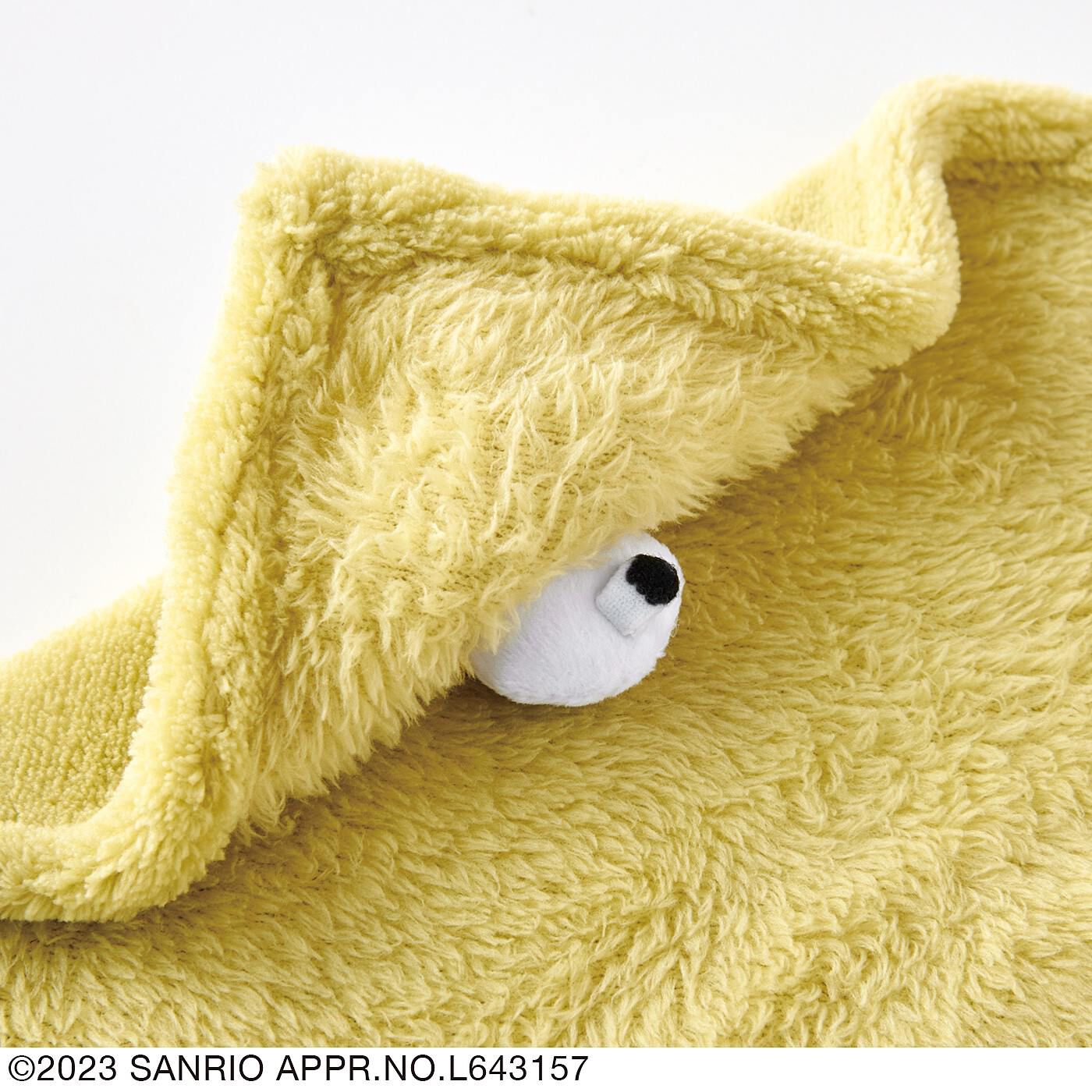 フェリシモの雑貨 Kraso|おしりまでかわいい　毛布にくるまって眠るサンリオキャラクターのハンカチの会