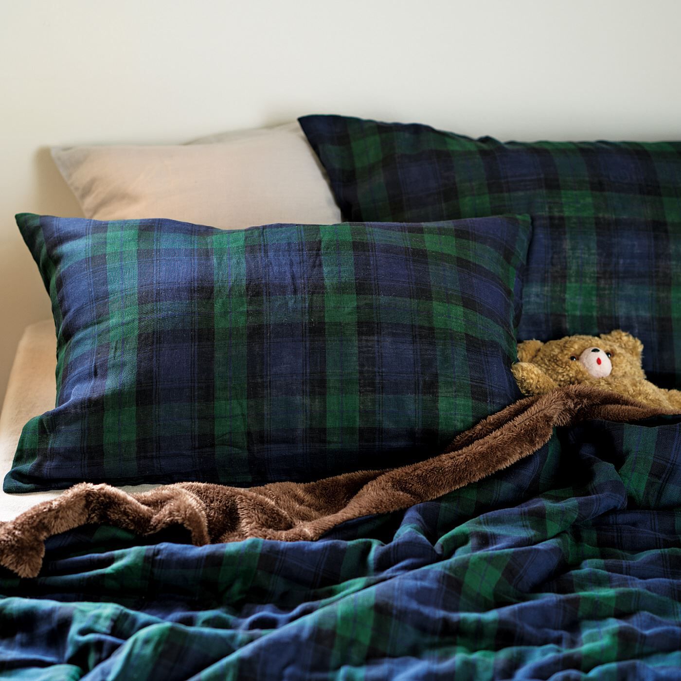 クーフゥ 先染めガーゼのやわらかさが心地よい眠りをさそう 綿100％の