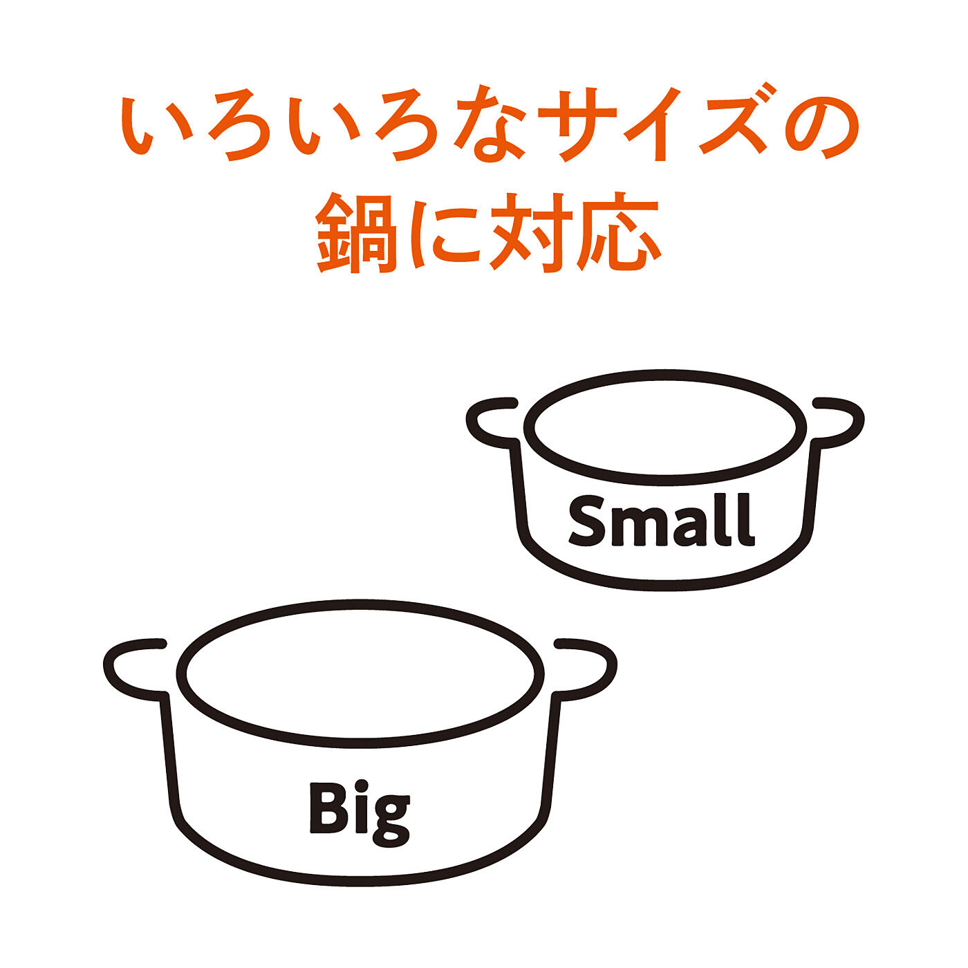 フェリシモの雑貨 Kraso|気分はお店屋さん！　お手持ちの鍋で具材を整とん　鍋仕切り|内径約20〜30cmの鍋に対応。自由にサイズを変えられます。