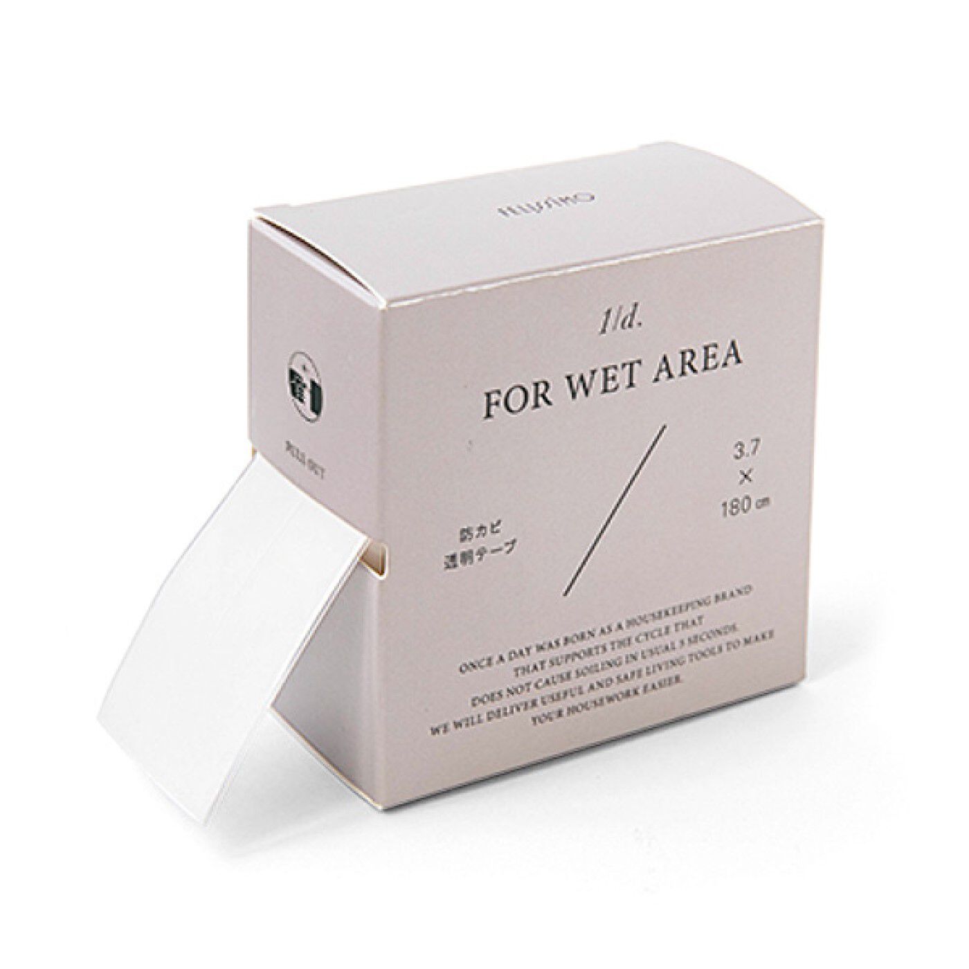 フェリシモの雑貨 Kraso|1/d FOR WET AREA 防カビテープの会|カビの繁殖を抑制する防カビ成分を配合しているテープ。