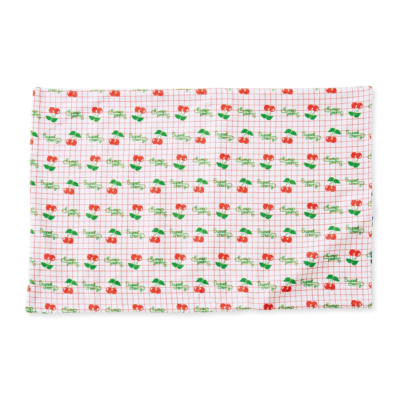 フェリシモの雑貨 Kraso|シモジマコラボ　包装紙で枕をラッピング　リバーシブル枕カバーの会|〈メアリー×チェリー〉