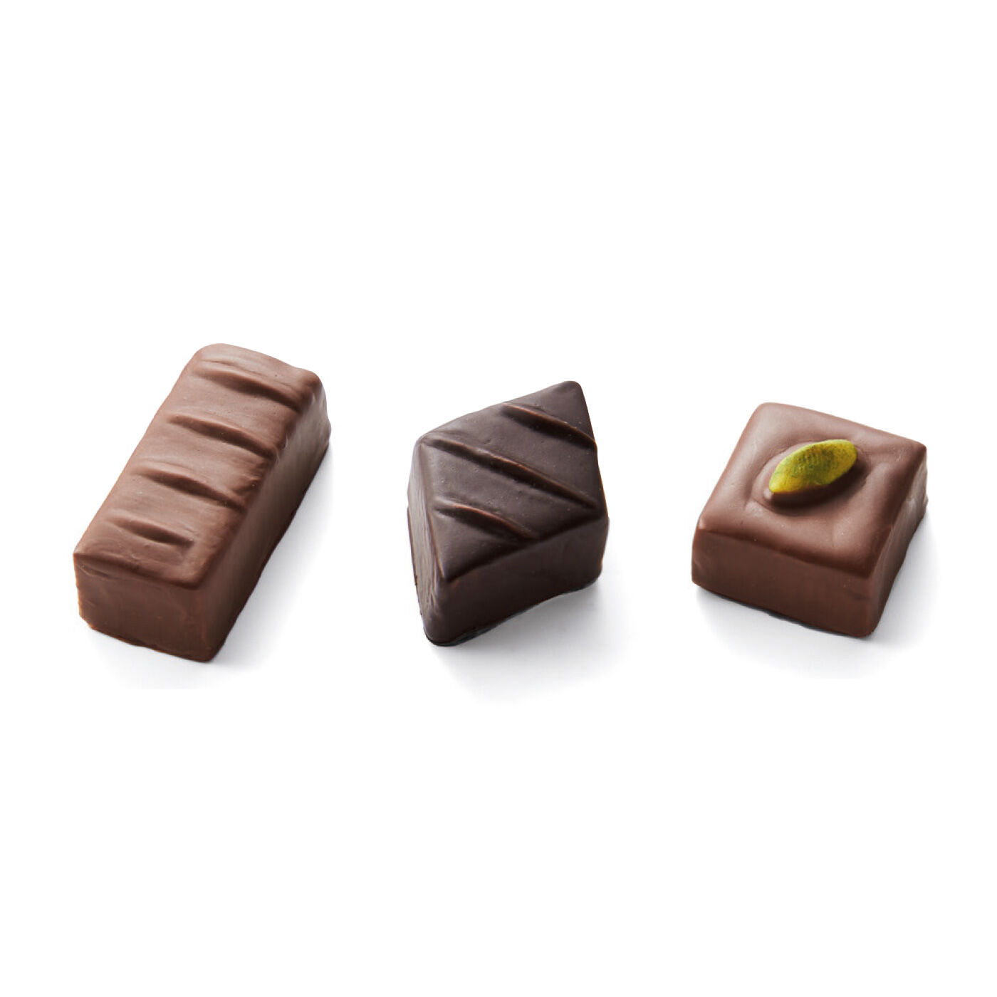 Couturier|「幸福（しあわせ）のチョコレート」とコラボ 樹脂粘土で作る 食べられないチョコレートの会|ピスタチオタイプ