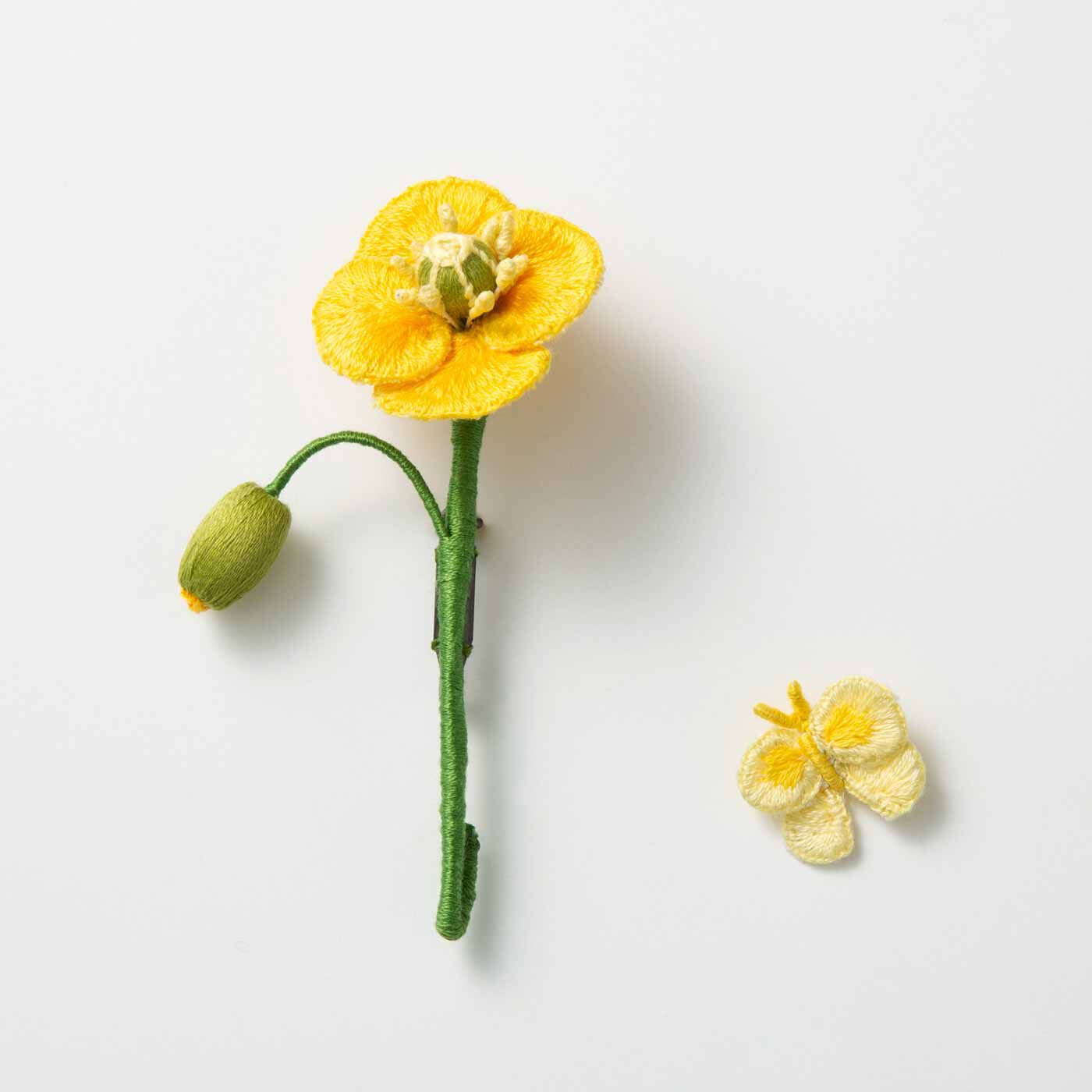 Couturier|多彩な花を咲かせて立体的な刺しゅうを楽しむ スタンプワークの会|ポピー