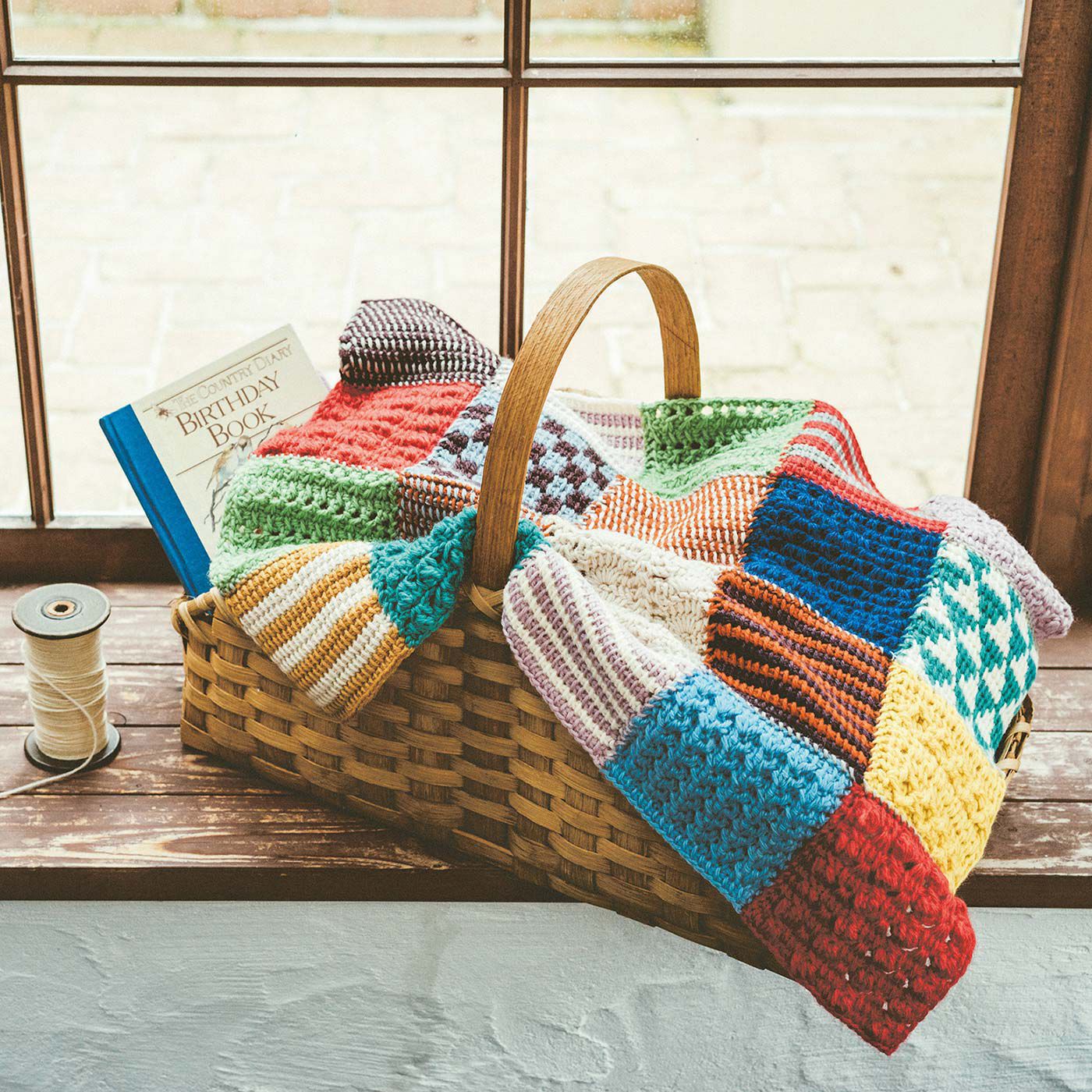 Couturier|ぽってり編み地がなつかしいアフガン編みのサンプラーの会