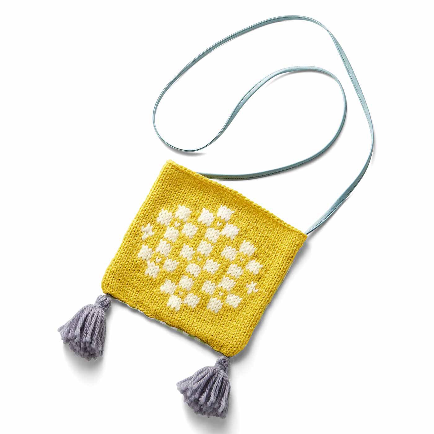 Couturier|自然からの贈りもの めくるめく北欧模様を楽しむ棒針編みサンプラーの会|2枚でミニバッグに。