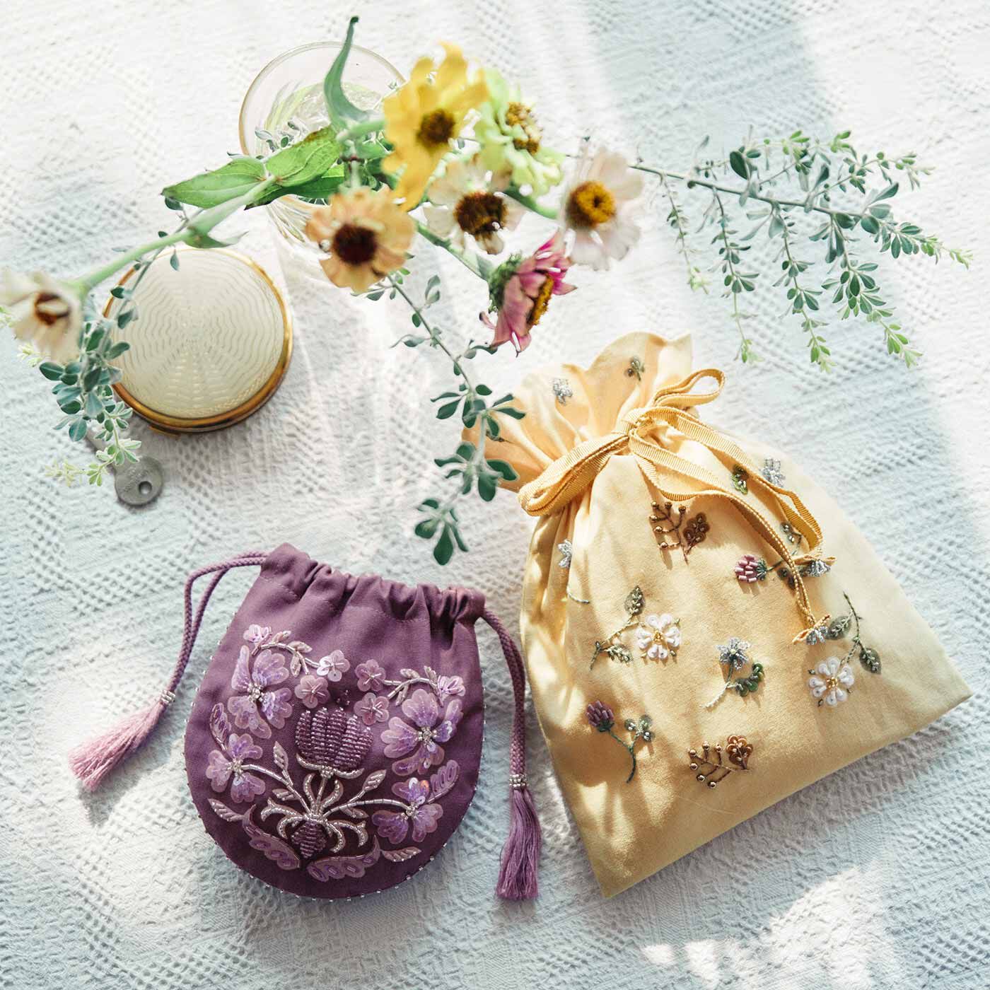 フェリシモ スパンコールの輝きオートクチュール刺繍 - 素材/材料