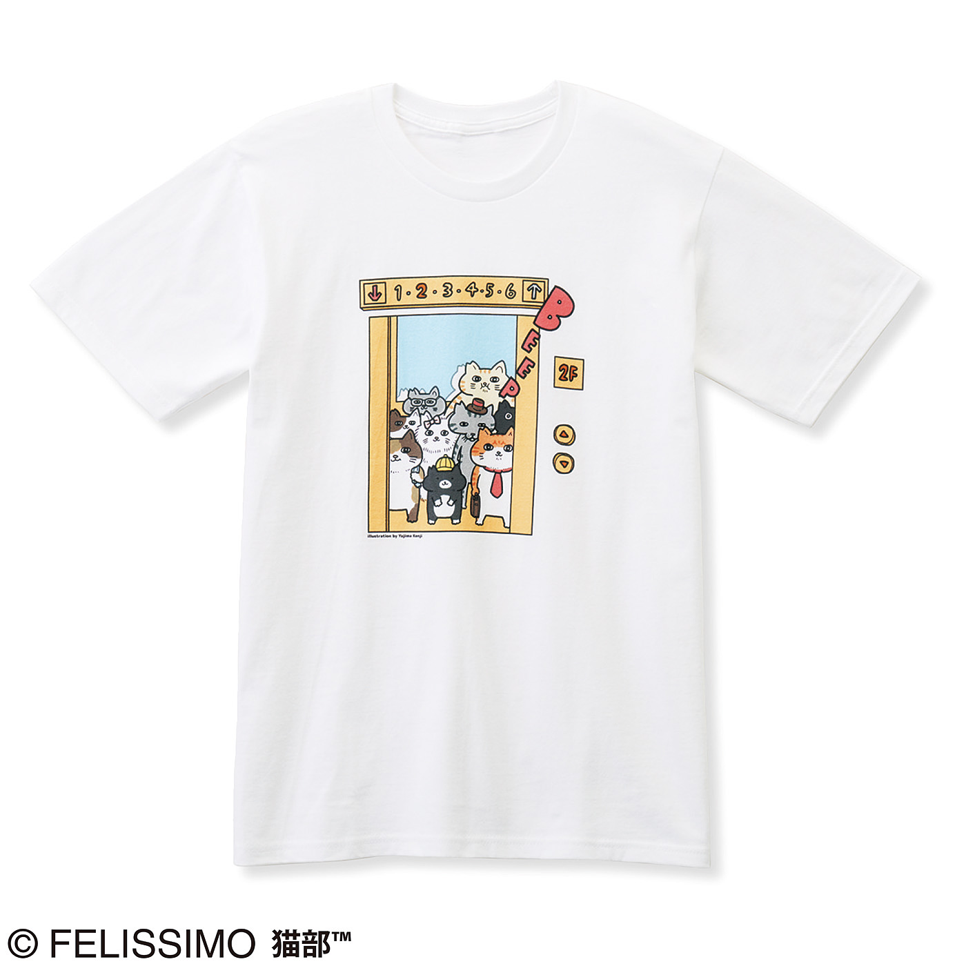 猫部 やじまけんじ 地域猫チャリティーtシャツ19 Tシャツ カットソー トップス レディースファッション 猫好きの猫グッズ 猫雑貨の通販 コミュニティ フェリシモ猫部