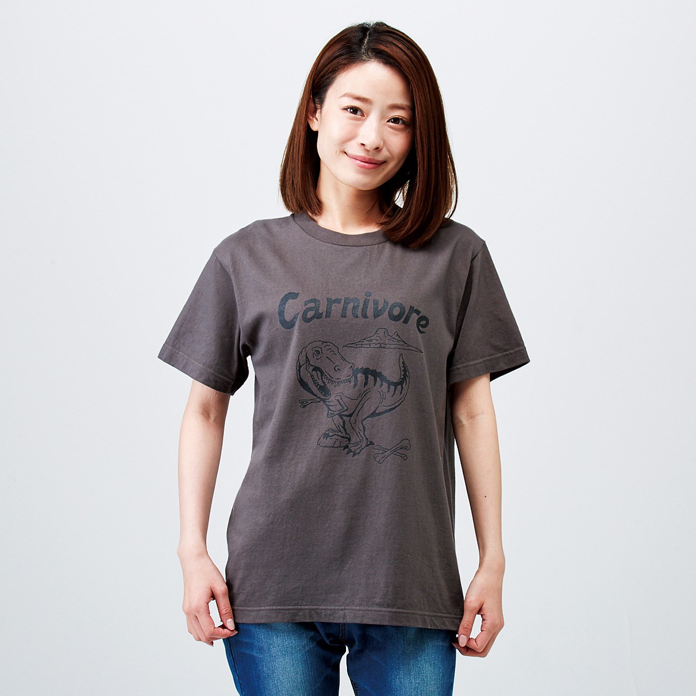 古着屋さんで見つけたような恐竜 柄tシャツの会 Tシャツ カットソー トップス レディースファッション ヴィンテージスタイルのインテリア 雑貨の通販 Usedo ユーズド