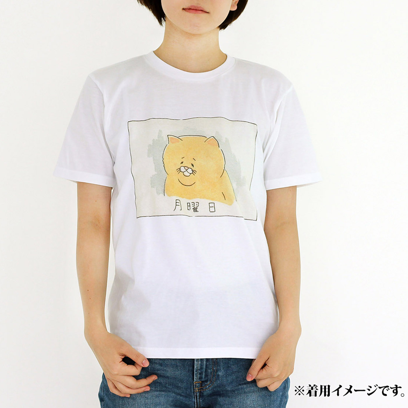 ネコノヒー 4コマ漫画 日 ｔシャツ 月曜日 Tシャツ カットソー トップス レディースファッション レディースファッション 雑貨のアウトレット通販 Real Stock