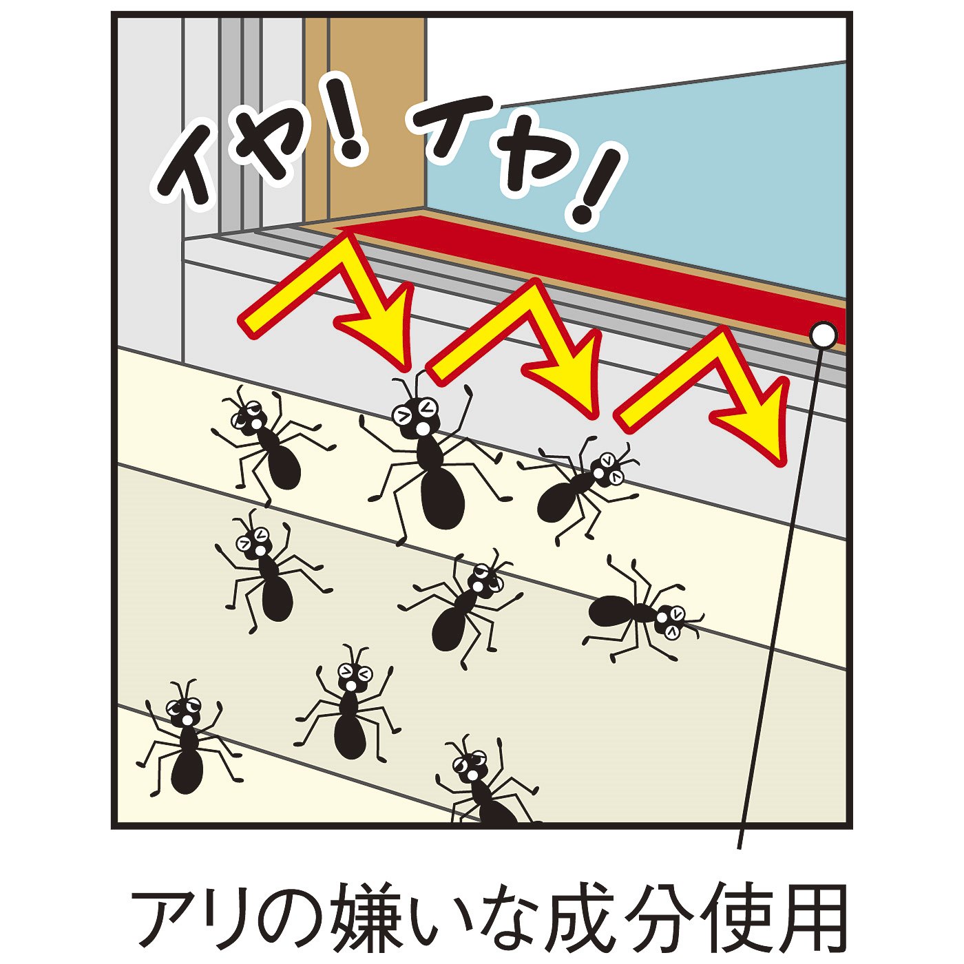 貼るだけで侵入経路をブロック アリ 寄せ付けないテープの会 消臭 除湿 加湿グッズ 日用品 インテリア 生活雑貨 インテリア キッチン収納 生活雑貨の通販 Kraso クラソ
