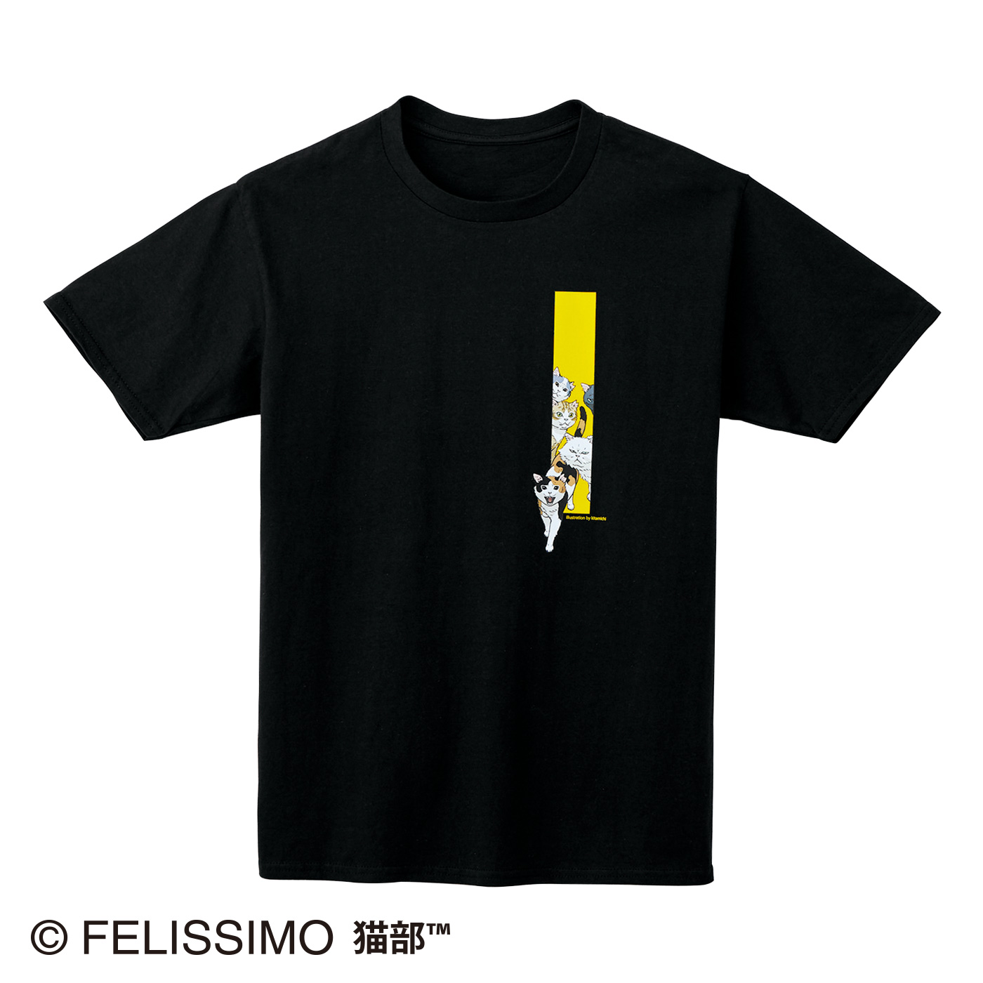 北道正幸 猫部 地域猫チャリティーtシャツ21 Tシャツ カットソー トップス レディースファッション 猫好きの猫グッズ 猫 雑貨の通販 コミュニティ フェリシモ猫部