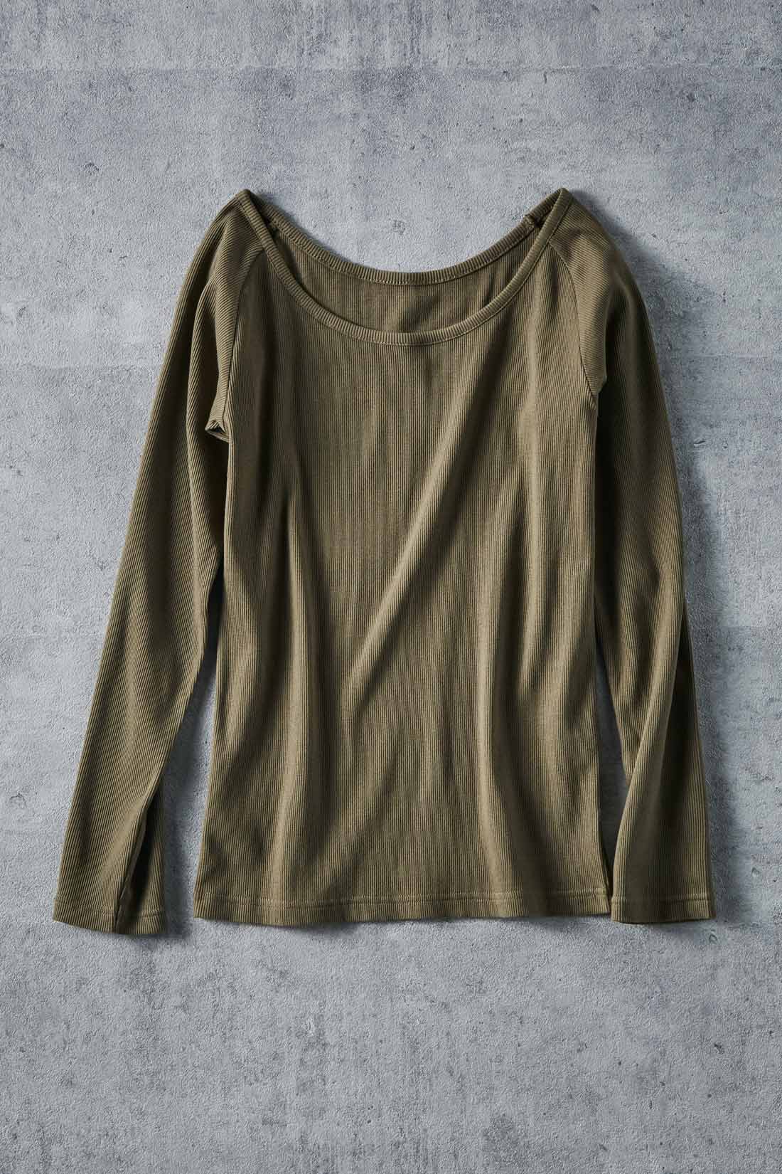 Mede19f リブカットソートップス カーキ Tシャツ カットソー トップス レディースファッション レディース ファッション 洋服の通販 Mede19f メデ ジュウキュウ