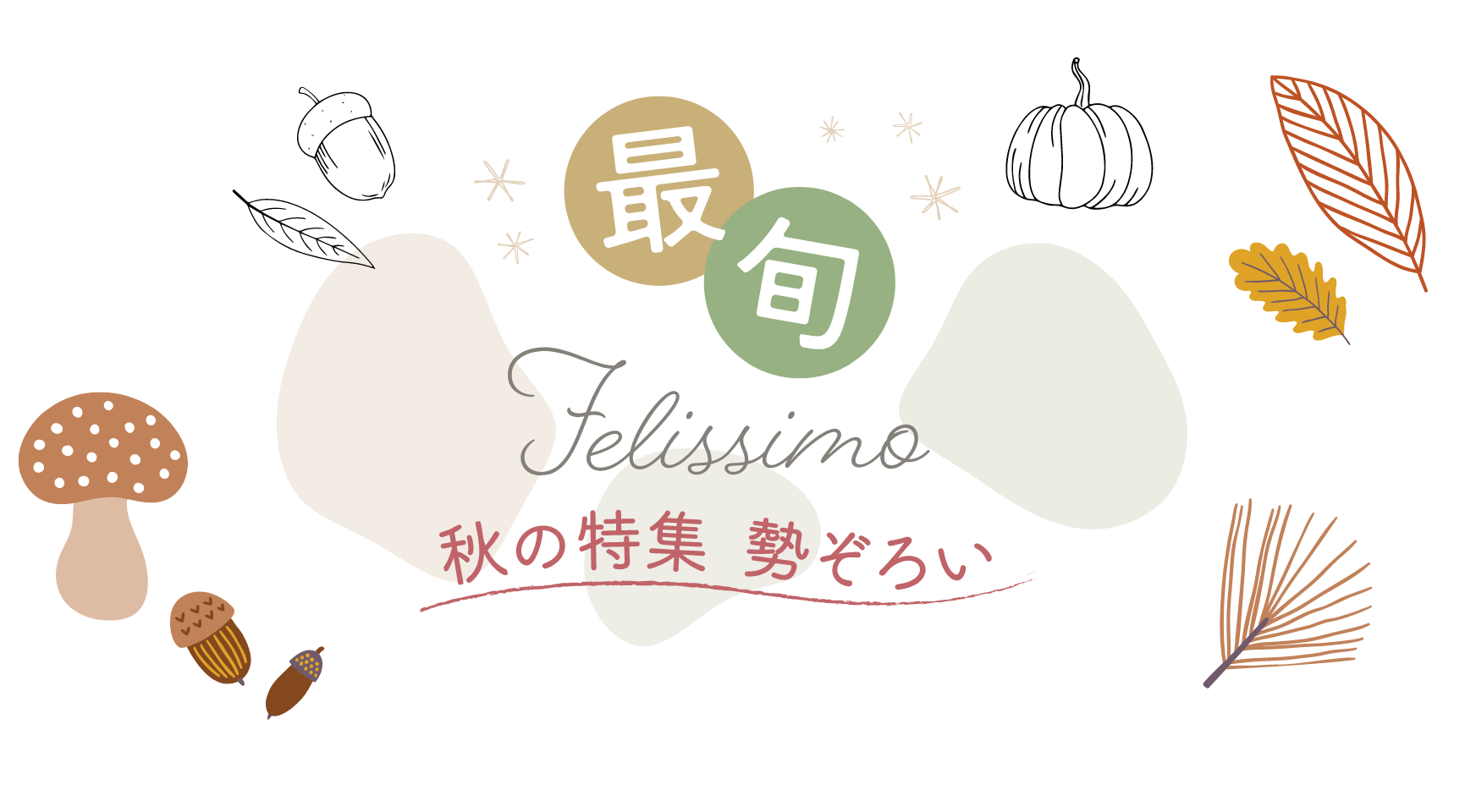 最旬Felissimo　秋の特集 勢ぞろい