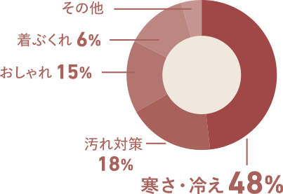 ママに聞いた！ 冬のコーデの お悩み第一位は？