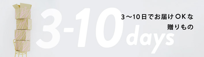 〈特急便〉3~10日でお届け