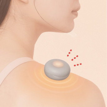 筋肉の凝りをほぐす 繰り返し使える温灸器〈シルバー〉