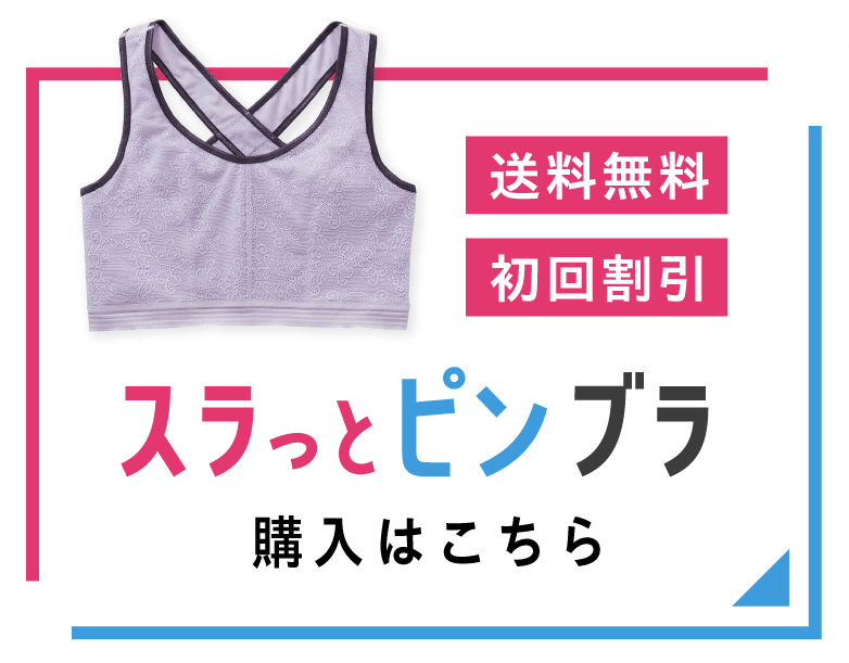 送料無料 初回割引 スラっとピンブラ サイズS～3L 購入はこちら